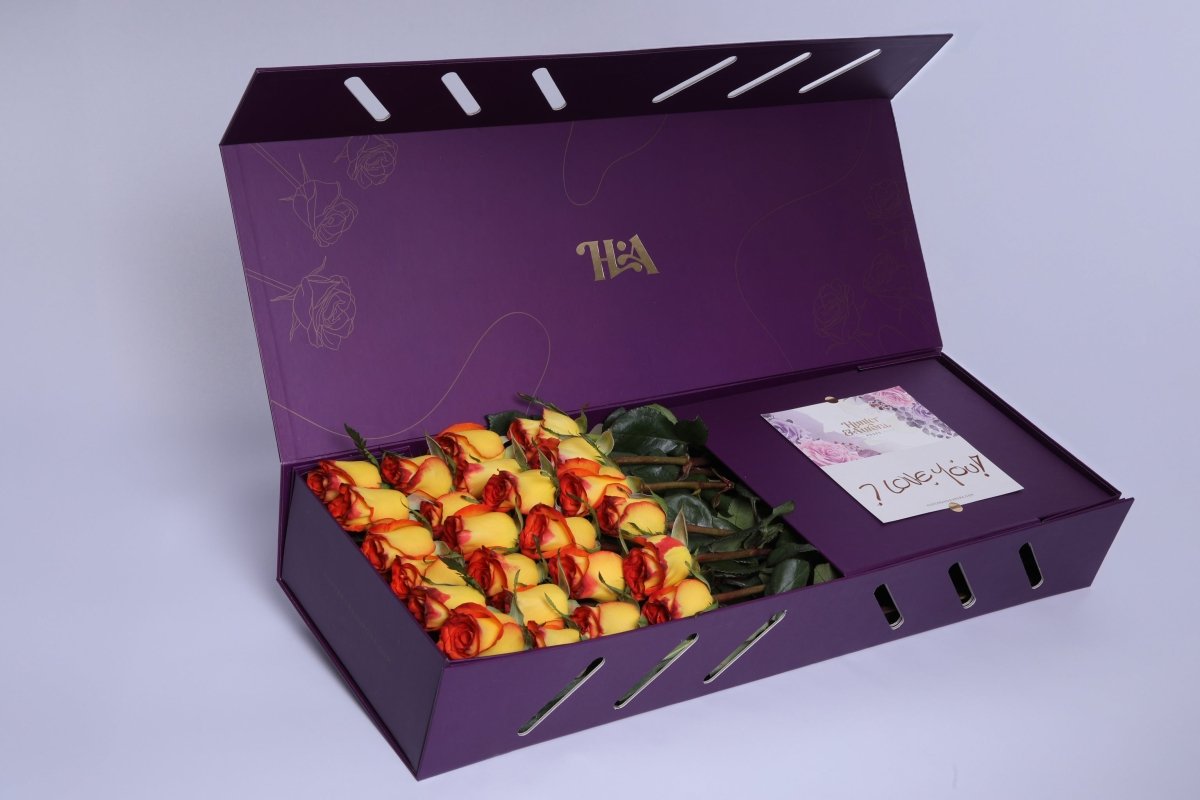 Fire & Gold - Hunter & Aurora Roses